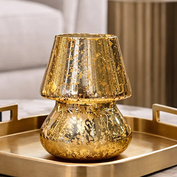 Şapkalı Dekoratif Kokulu Mum Gold