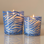 Zebra Desenli Dekoratif Kokulu Mum